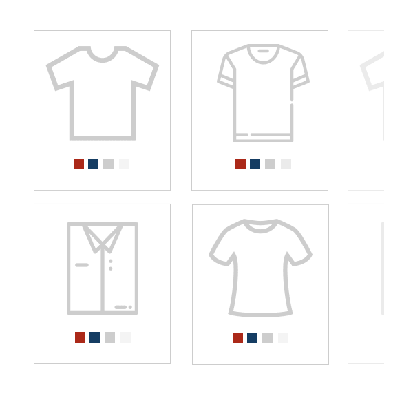 Couleurs listing produit
