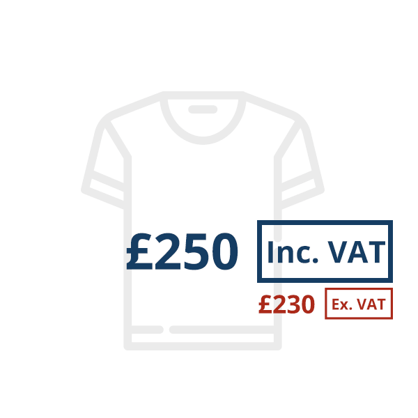 Dual display subtotal and total