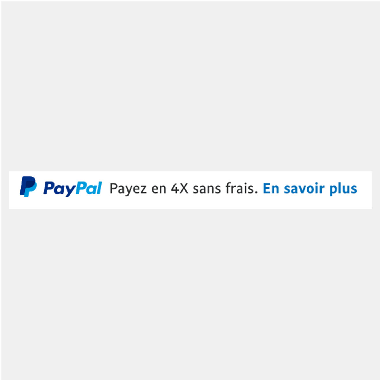 Paiement 4x fois PayPal