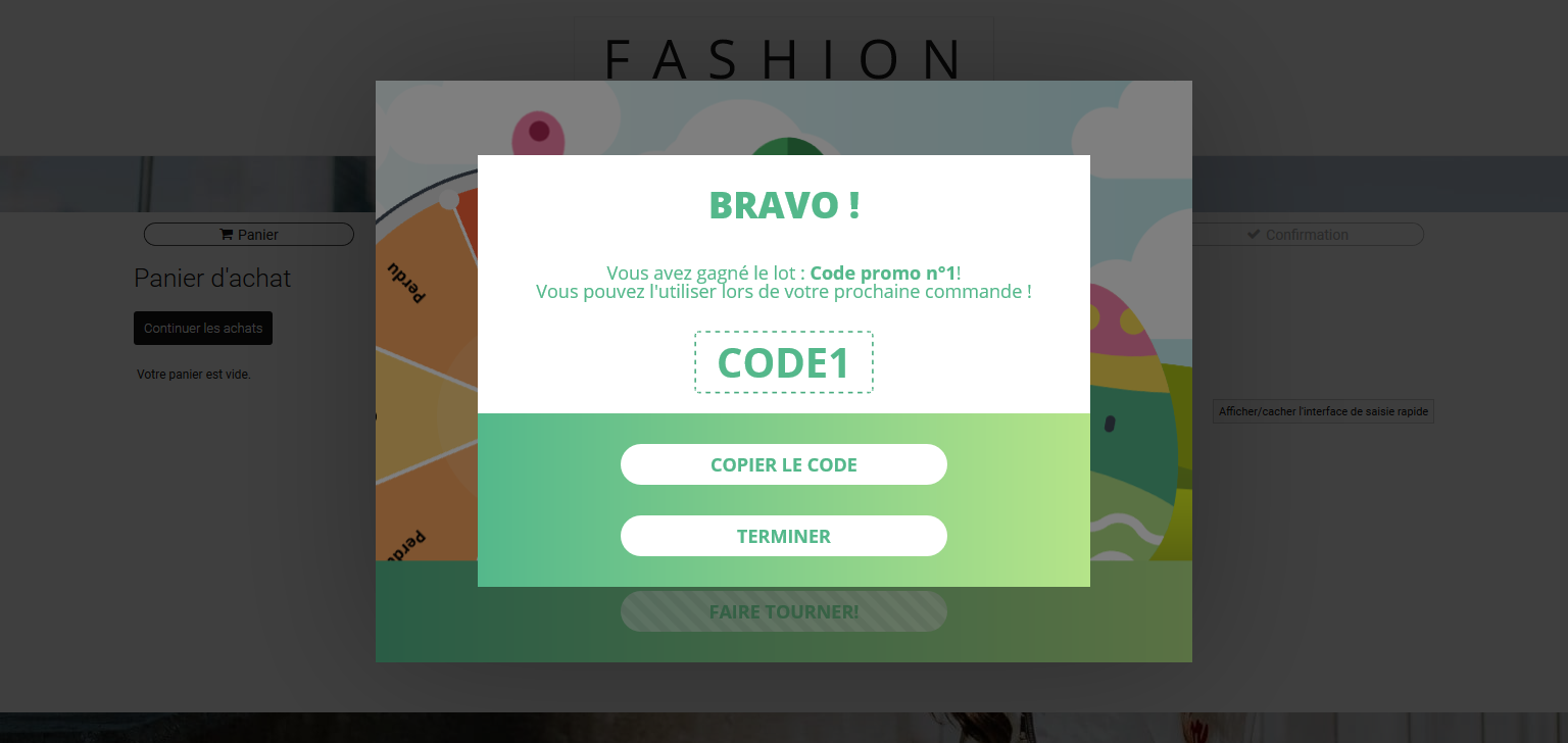 Template "Pâques" pour l'Apps - Roue de la fortune